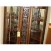 Image 5 : ANTIQUE CURVED FRONT 2 DOOR CHINA CABINET