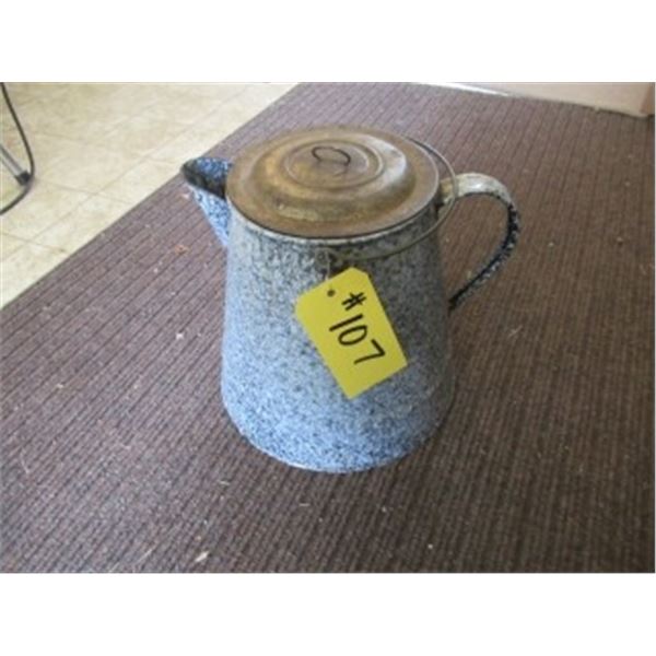 ENAMEL COFFEE POT