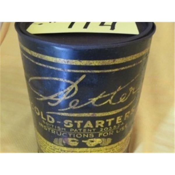 PETTER OLD STARTER TIN WITH LID