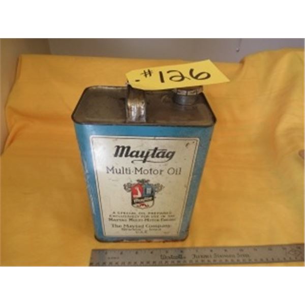 MAYTAG MULTI MOTOR OIL TIN