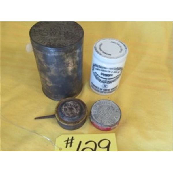 4 ASSORTED COLLECTOR TINS