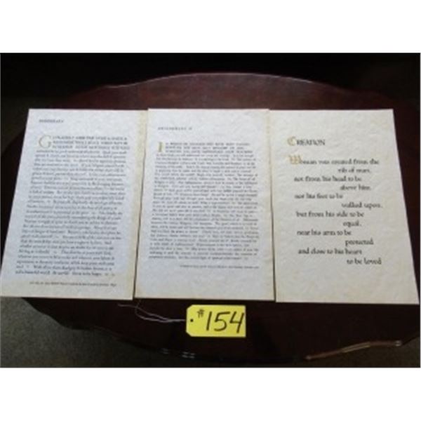 "CREATION" MANUSCRIPT PAGES