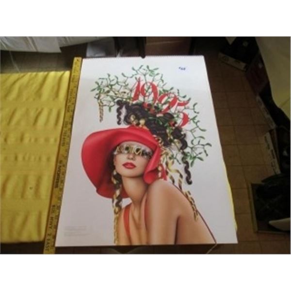 COLLECTIBLE 1995 LUXOTICA CALENDAR