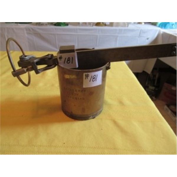 BEAM SCALE WITH BRASS PAIL