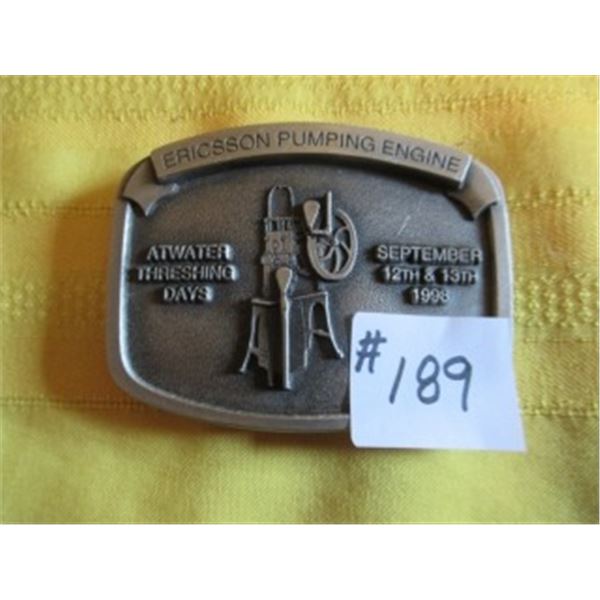 ERICSSON PUMPIN ENGINE BELT BUCKLE