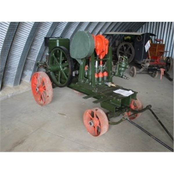 RUSHTON HORNSBY 10.5 HP C/W TRIPLE PUMP ON CART