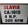 Image 8 : CIRCA 1915 SLAVIA 4 HP ON CART C/W BELT PULLEY