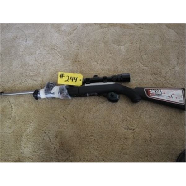 RUGER 10/22 C/W BUSHNELL 3X9 SCOPE