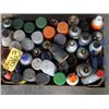 Image 1 : BOX WITH ASSORTED SPRAYS, PAINTS