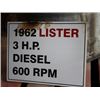 Image 5 : APPROX 1962 LISTER 3 HP DIESEL ENGINE