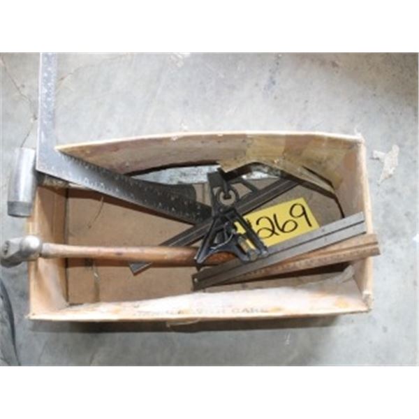 BOX WITH SQUARE, HAMMER