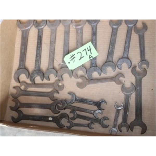 BOX OF ASSORTED LISTER WRENCHES (APPROX 22)
