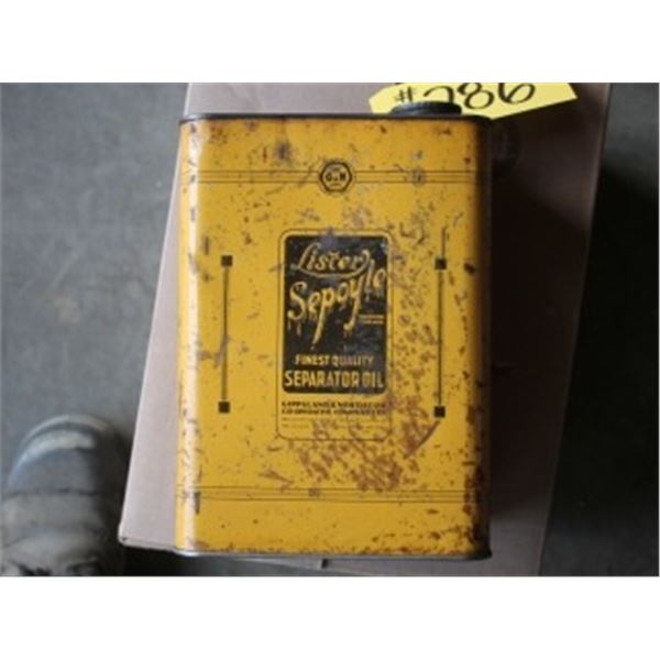LISTER SEPOYLE COLLECTOR TIN