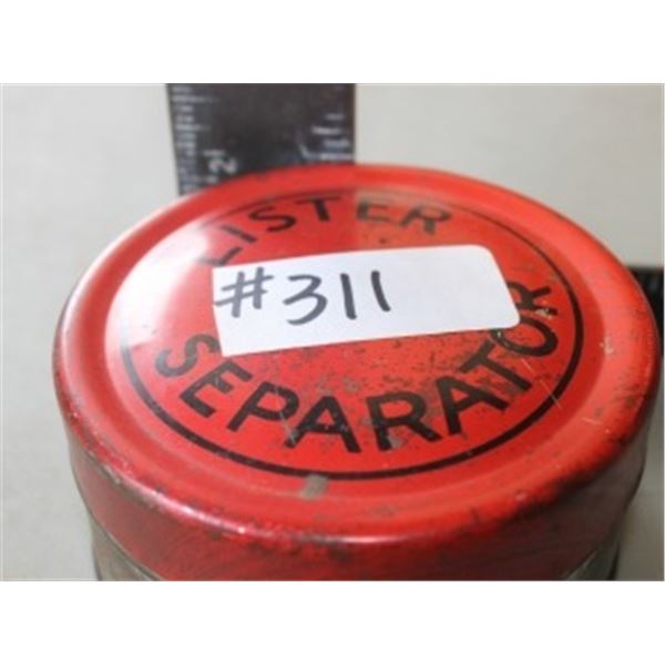 LISTER SEPARATOR COLLECTOR TIN