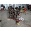 Image 1 : DOMESTIC 2 HP SIDE SHAFT ON CART C/W BELT PULLEY