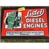 Image 1 : FRAMED LISTER DIESEL ENGINE METAL SIGN