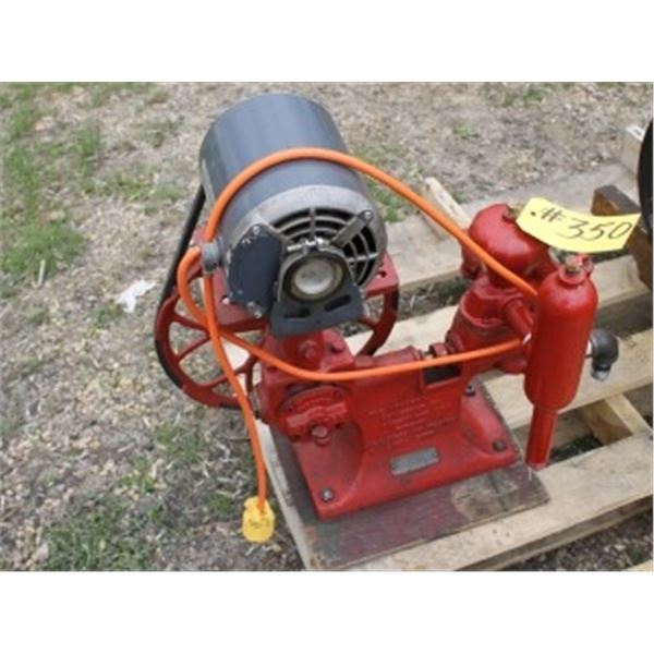 MONARCH PUMP C/W ELECTRIC MOTOR