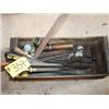 Image 1 : BOX WITH PUNCHES, CHISSELS, PIPE