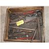 Image 1 : BOX OF SNIPS, MONKEY WRENCH, NAIL PULLER