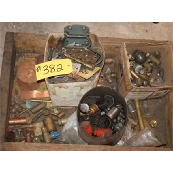 BOX OF FITTINGS (COPPER & BRASS)