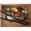 Image 1 : BOX OF BOLT CUTTERS, SAW BLADES