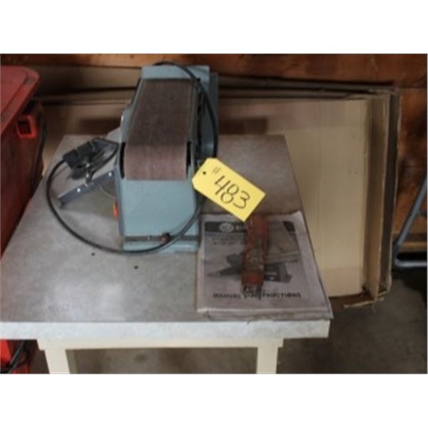 BELT SANDER C/W TABLE
