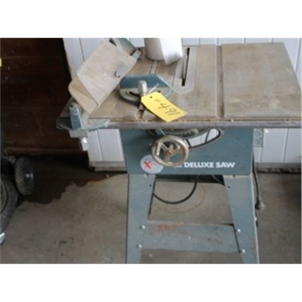 DELUXE TABLE SAW