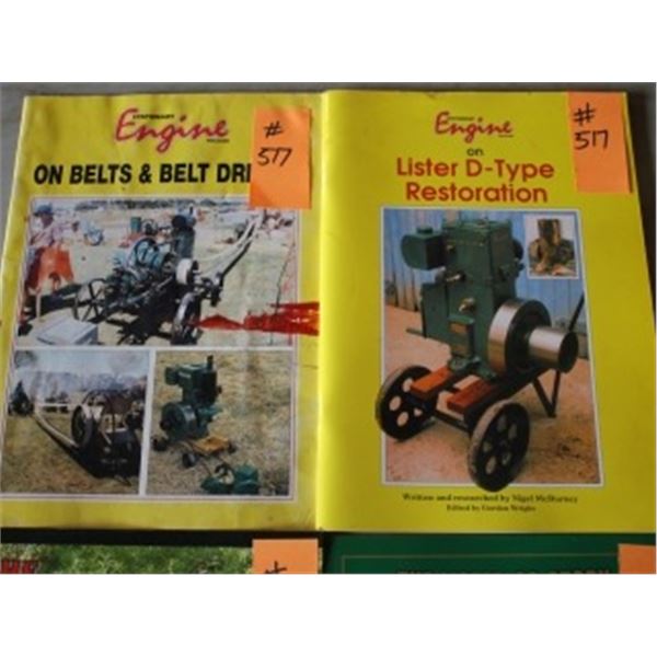 LISTER D MANUALS (APPROX 6)