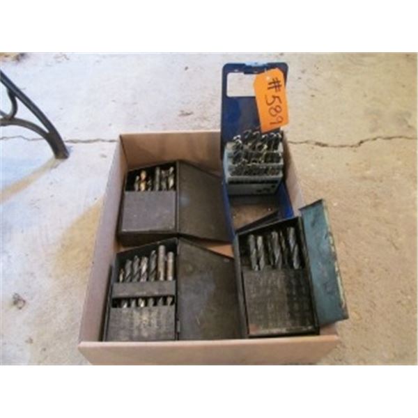 BOX OF DRILL BITS