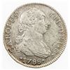 Image 1 : SPAIN: Carlos III, 1759-1788, AR 2 reales, 1788-S. EF-AU