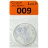 Image 1 : 1 Oz .9999 Fine Silver 2011 Canada Maple Leaf Coin