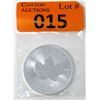 Image 1 : 1 Oz .9999 Fine Silver 2021 Canada Maple Leaf Coin