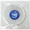 Image 2 : 1 Oz. .999 Fine Silver NFC Scan Buffalo Round
