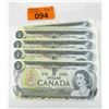 Image 1 : 29 Sequentially Numbered 1973 Canada $1 Bills