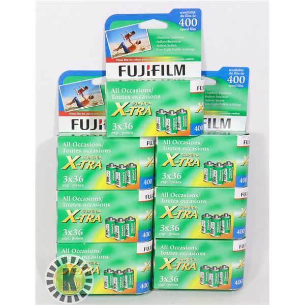 BAG OF NEW FUJIFILM 35MM CAMERA FILM