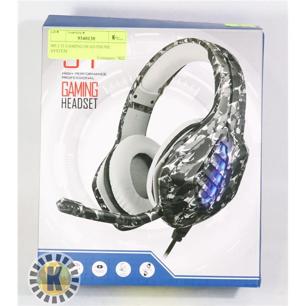 MULTI GAMING HEAD PHONE SYSTEM