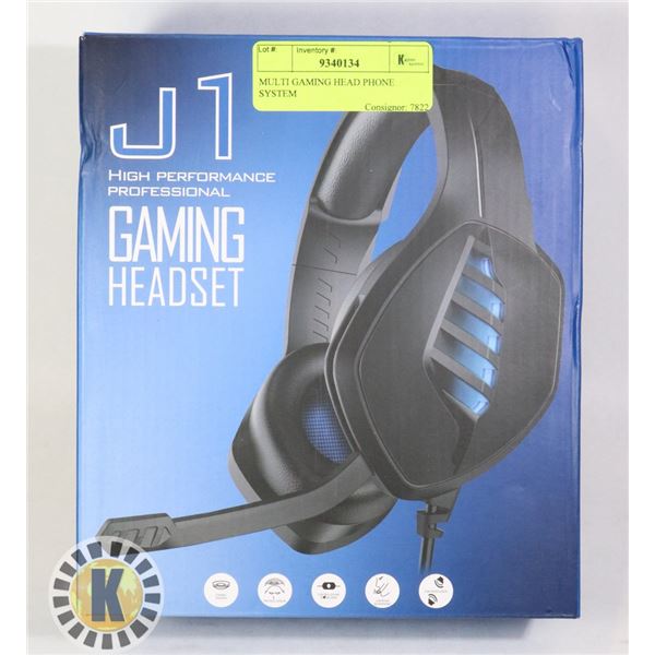 MULTI GAMING HEAD PHONE SYSTEM