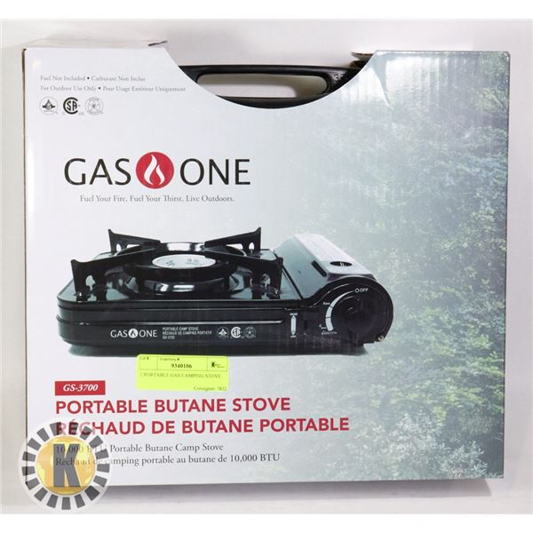 1 PORTABLE GAS CAMPING STOVE