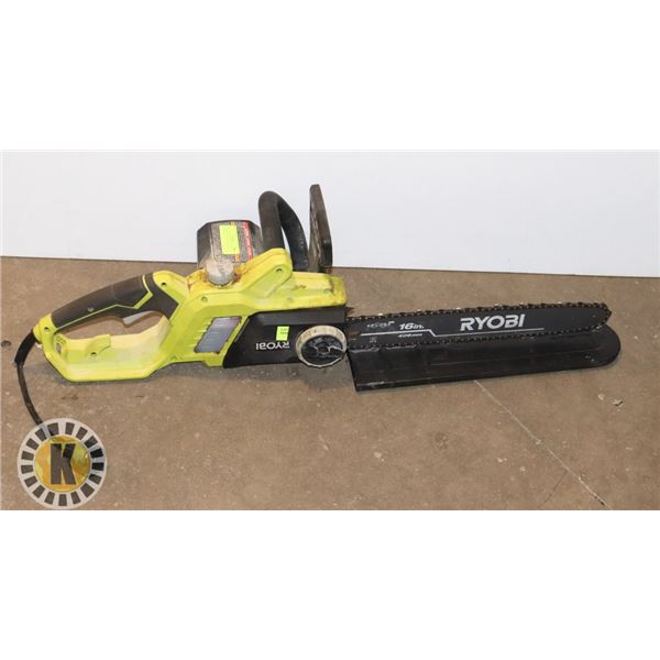 RYOBI ELECTRIC CHAIN SAW CORDED