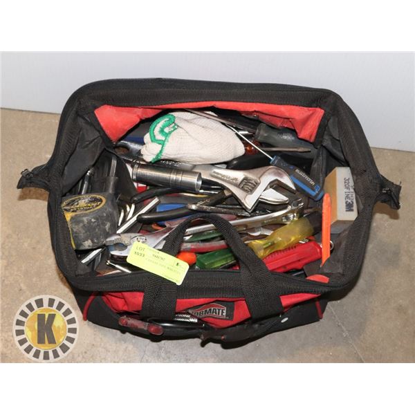 JOBMATE CANVAS TOOL BAG FULL OF TOOLS