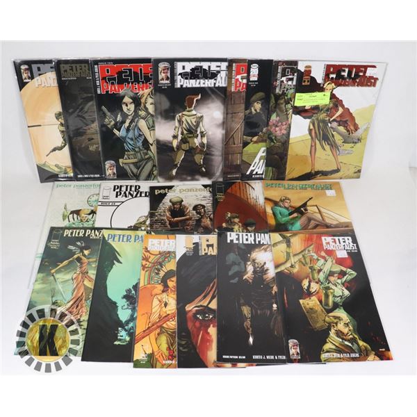 21 PETER PANZERFAUST COMICS NUMEROUS KEY ISSUES