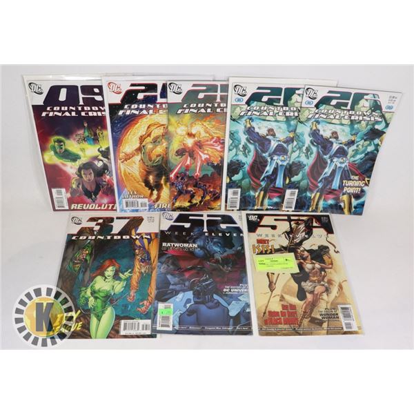 DC'S FINAL COUNTDOWN FINAL CRISIS 9 ISSUES