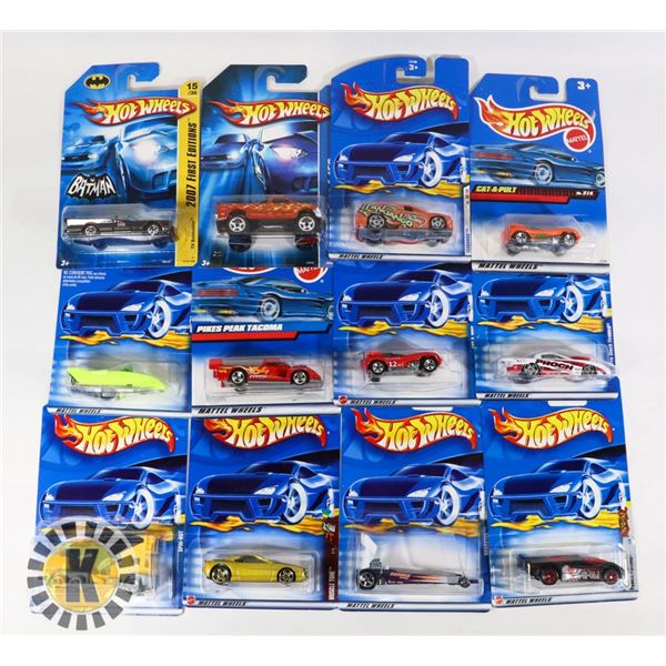 HOTWHEELS ASSORTED BAG OF 12