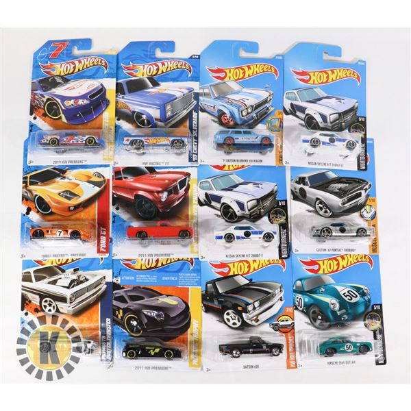 HOTWHEELS ASSORTED BAG OF 12