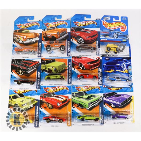 HOTWHEELS ASSORTED BAG OF 12