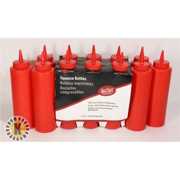 12 SOFT SQUEEZE BOTTLE- 355ML CAPACITY