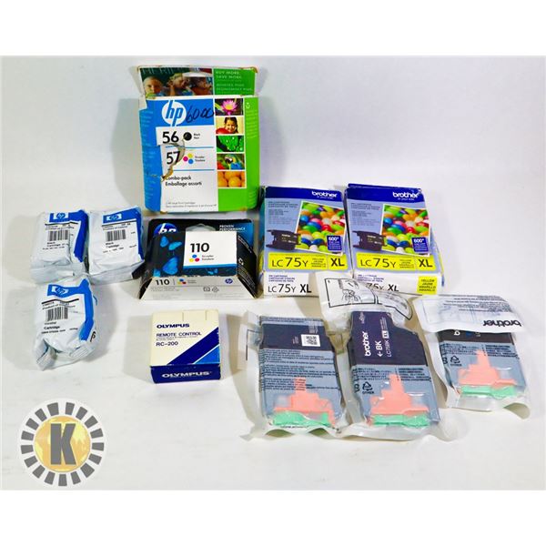 11 ASSORTED PRINTER INKS