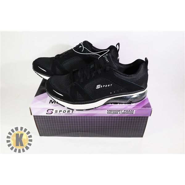 MEMORY FOAM SPORTS SHOES- LADIES SIZE 8