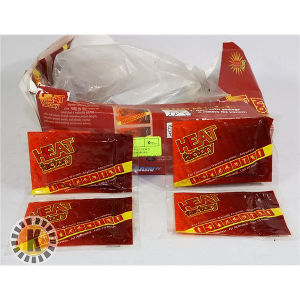 SMALL BOX OF HEAT FACTORY HANDS AND BODY WARMERS