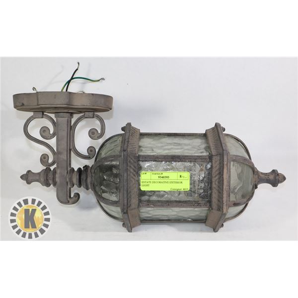 ESTATE DECORATIVE EXTERIOR LIGHT